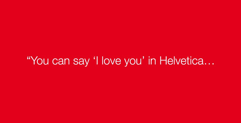 massimo vignelli helvetica