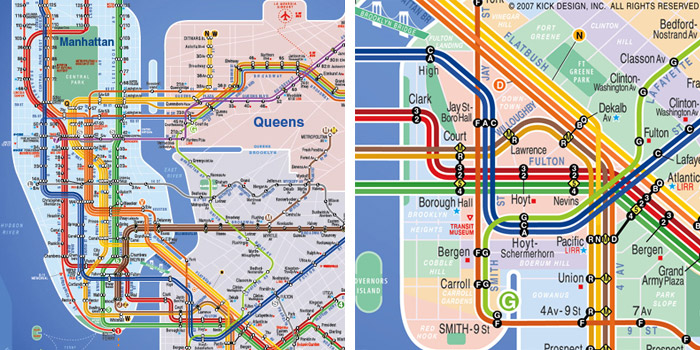 New York City Map (Boroughs, Central Park, Food, Subways, & More)