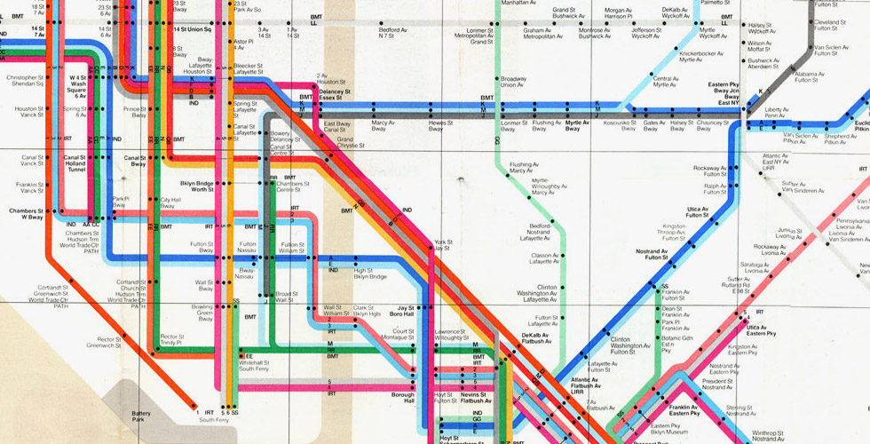 Map Of New York Subway. New York subway map was