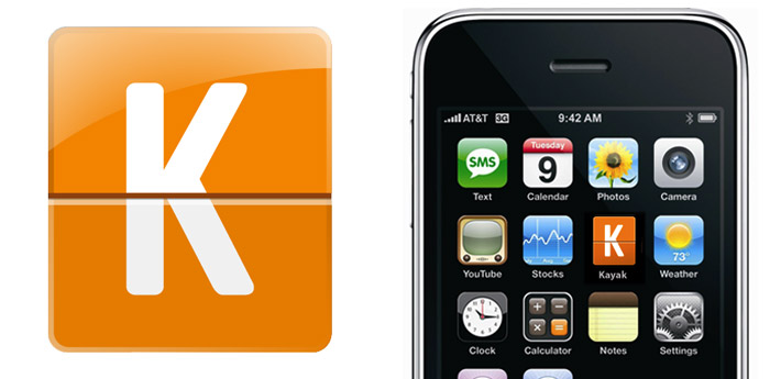 Kayak iPhone application