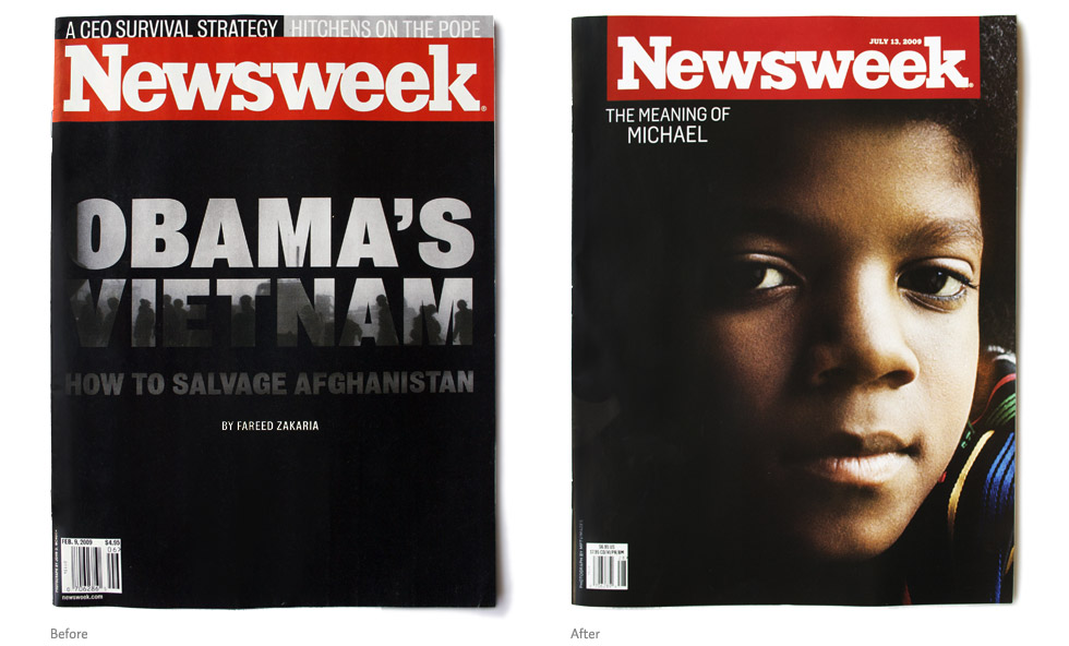 newsweek magazine cover. Newsweek, can a redesign save