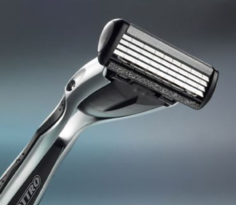 Schick Quattro 4-blade razor, 2003