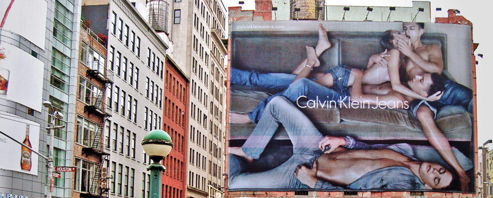 sexuality in advertising. of sex in advertising.