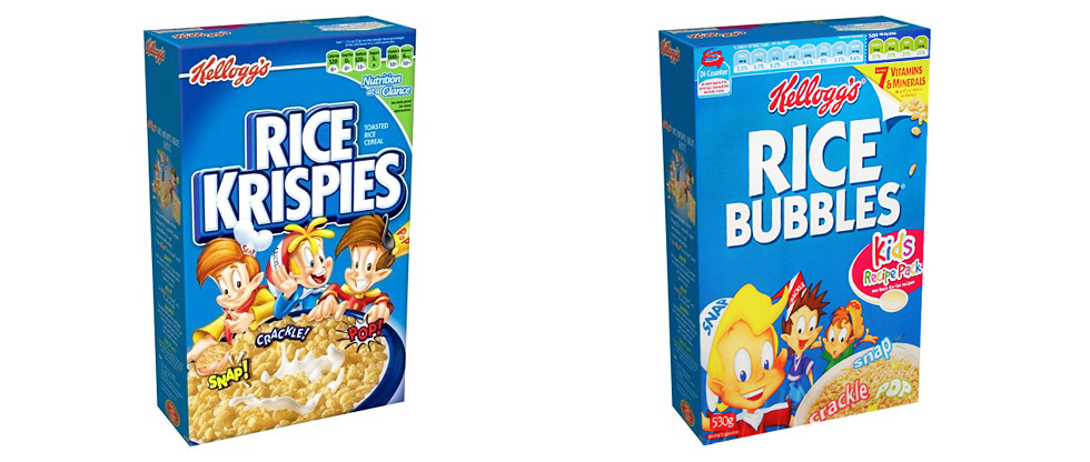 rice crispy cereal box