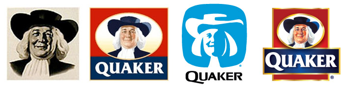 quaker logo evolution