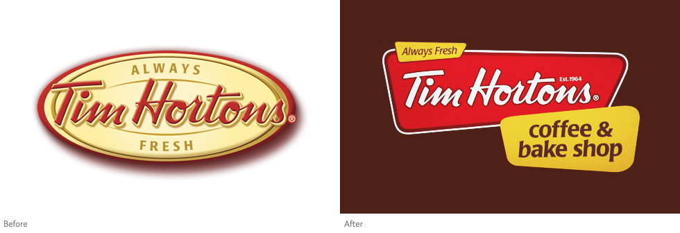 tim hortons brand font guidelines